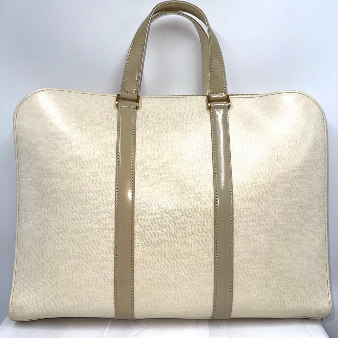 ✨美品✨Burberrys バーバリーズ 2WAY ブリーフケース アイボリー