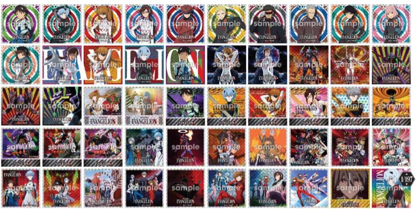 エヴァンゲリオン　トレーディングステッカー　パチンコ　全種類　シークレット　レイ