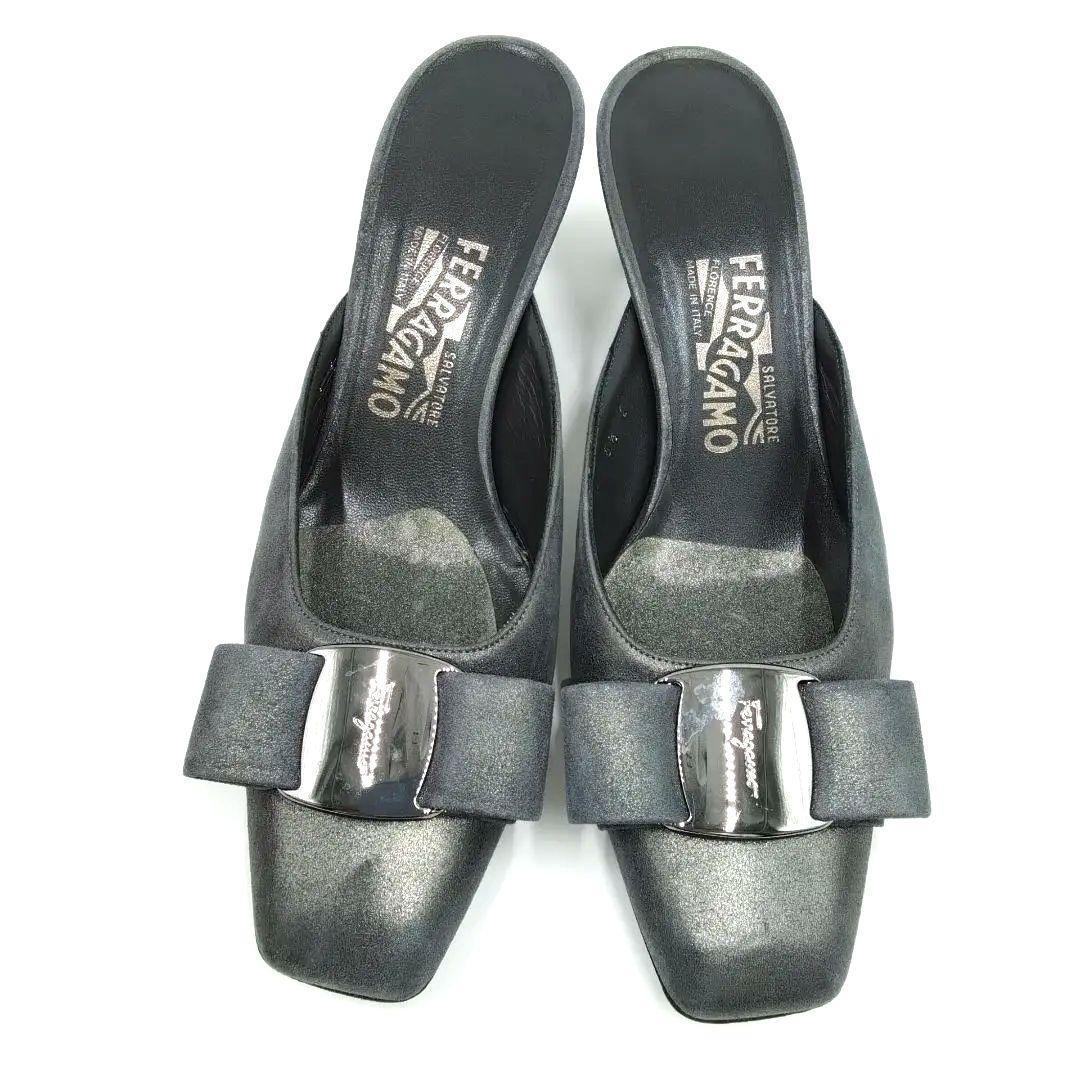 【美品】Salvatore Ferragamoサルヴァトーレフェラガモ ミュール