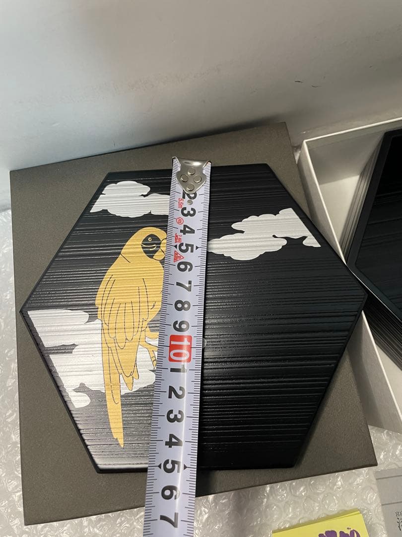 平安堂　六角形一段箱　山田平安堂 木製漆器 アンティーク