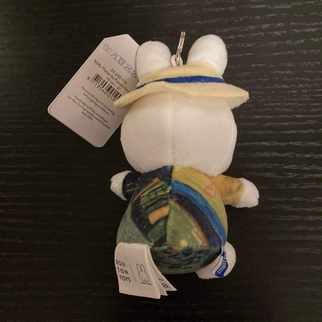 大ゴッホ展ミッフィー キーホルダー 夜のカフェテラス缶とショッパーセット