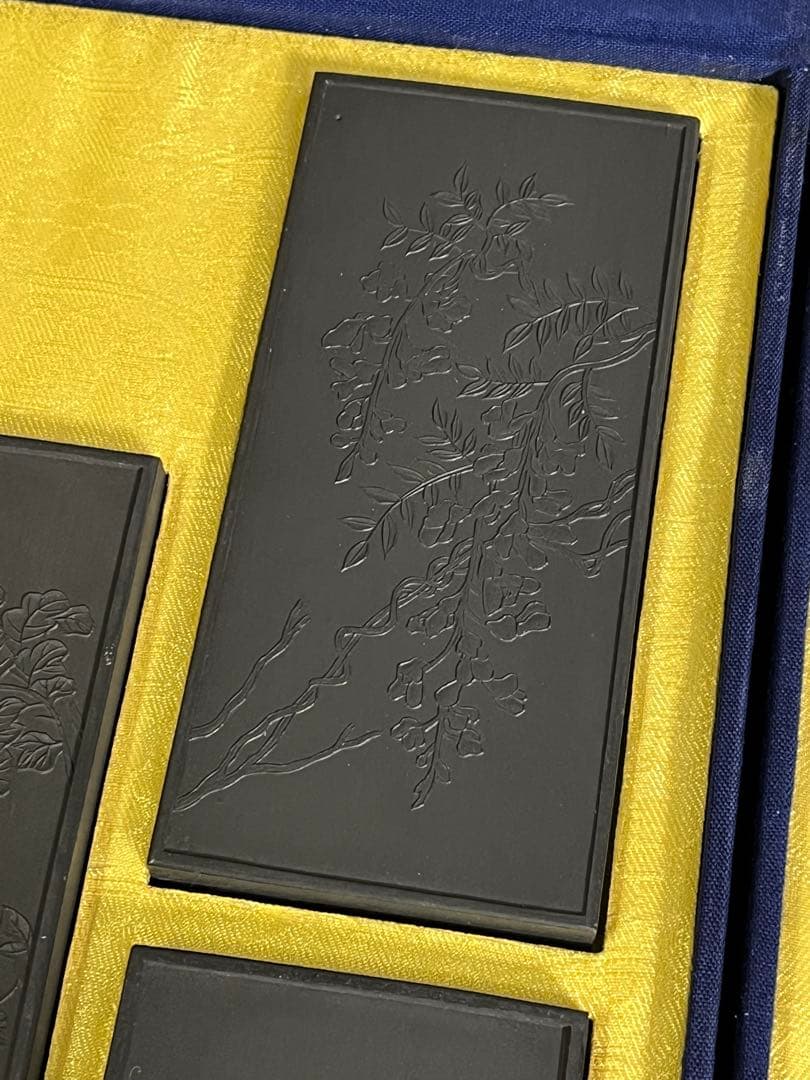 希少・珍品 唐墨 古墨 固形墨 乾隆年製 中国美術 10個セット 未使用品