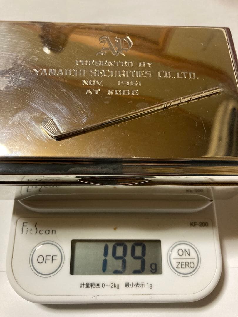 シルバーケース　ボックス　小物入れ（記念あり）