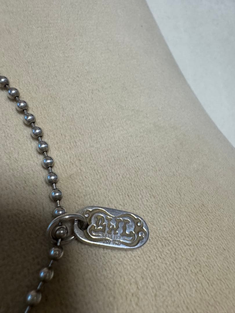 BWL 925シルバー ドッグタグネックレス