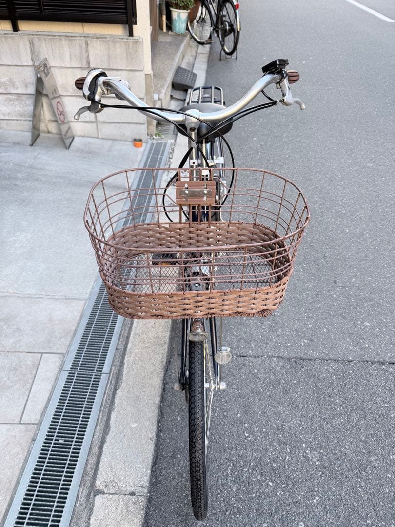 大阪府　Panasonic 電動アシスト自転車 ネイビー　26インチ