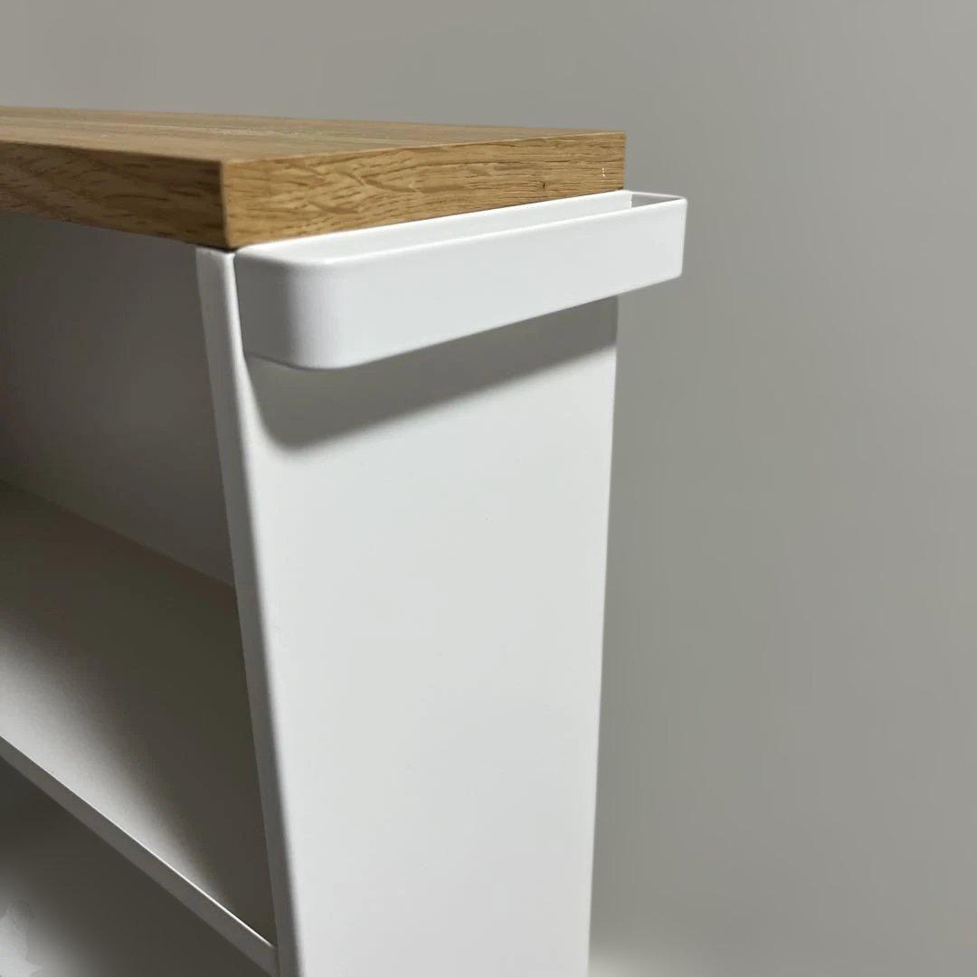 Yamazaki(山崎実業) ハンドル付き　スリム トイレラック　ホワイト