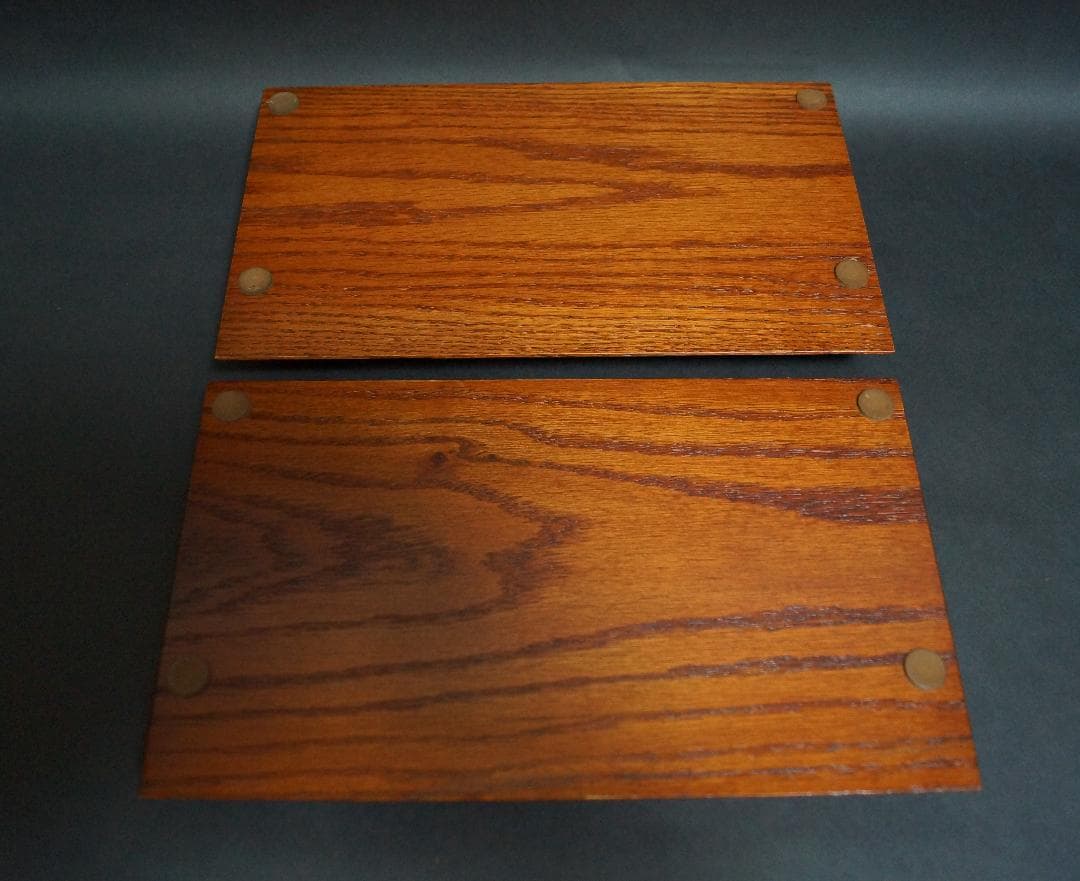 Single Malt Selection 欅製 銅製装飾 置台2点セット時代物