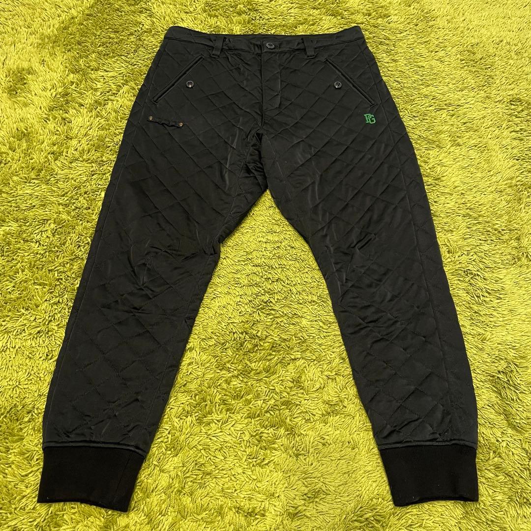 PEARLEY GATES キルティング中綿 ジョガーパンツ ネイビー サイズ1