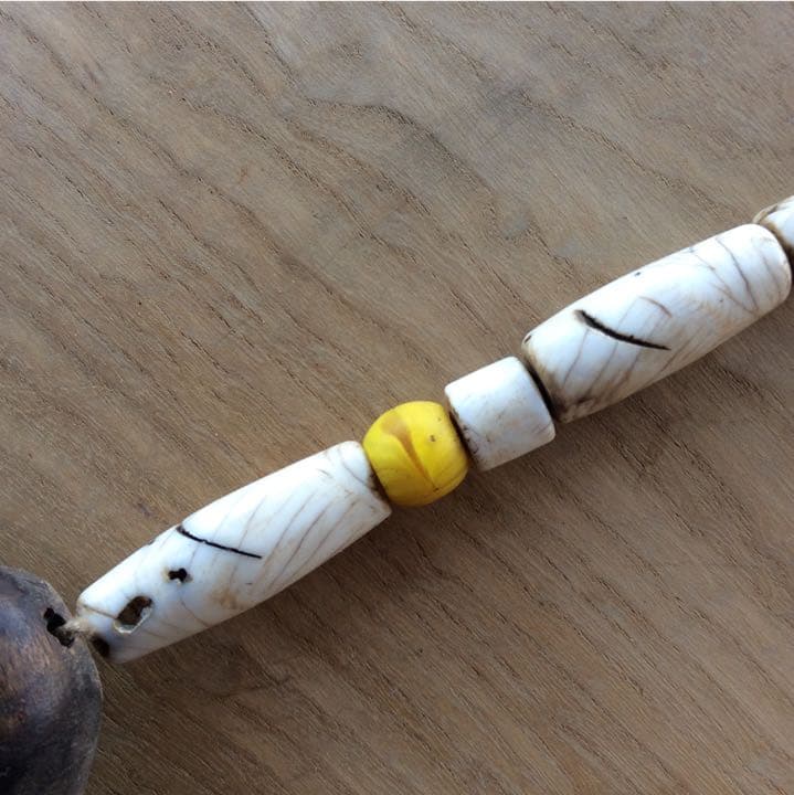 アンティーク ナガ族 ネックレス#木 民族衣装