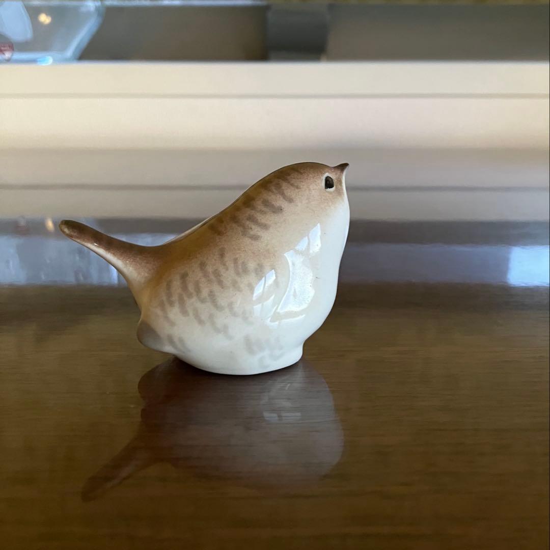 ロモノーソフ　フィギュリン　フィギュア　ミソサザイ　Made in USSR