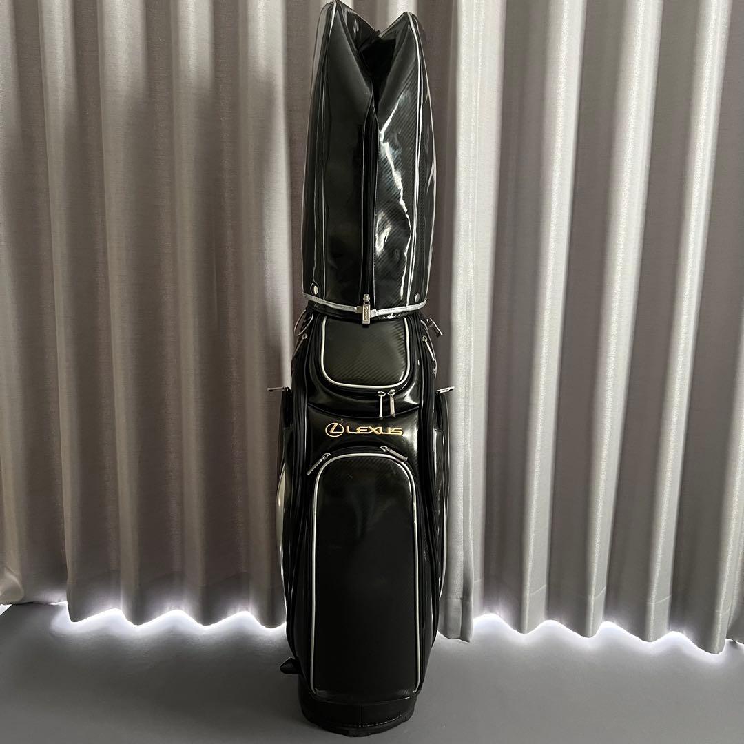 LEXUS レクサス　公式　キャディバッグ ブラック　黒　ゴルフ　GOLF 自立