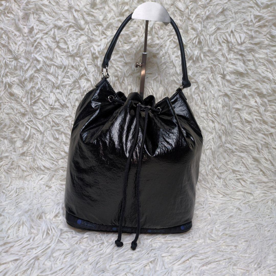 【希少/入手困難】レスポートサック MED DRAWSTRINGBAG ブラック