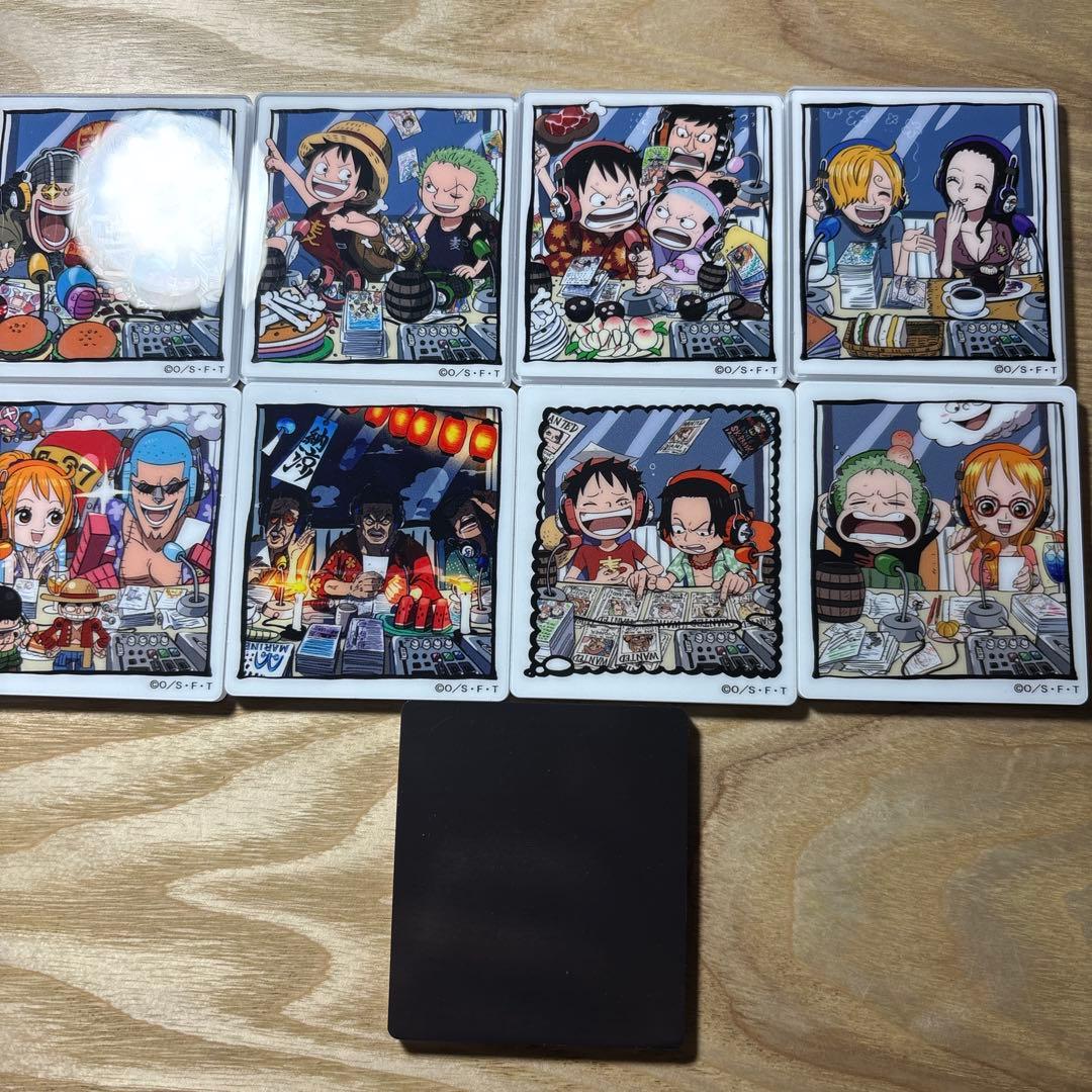 ワンピース麦わらスペーストレーディングアクリルマグネット8種➕おまけ