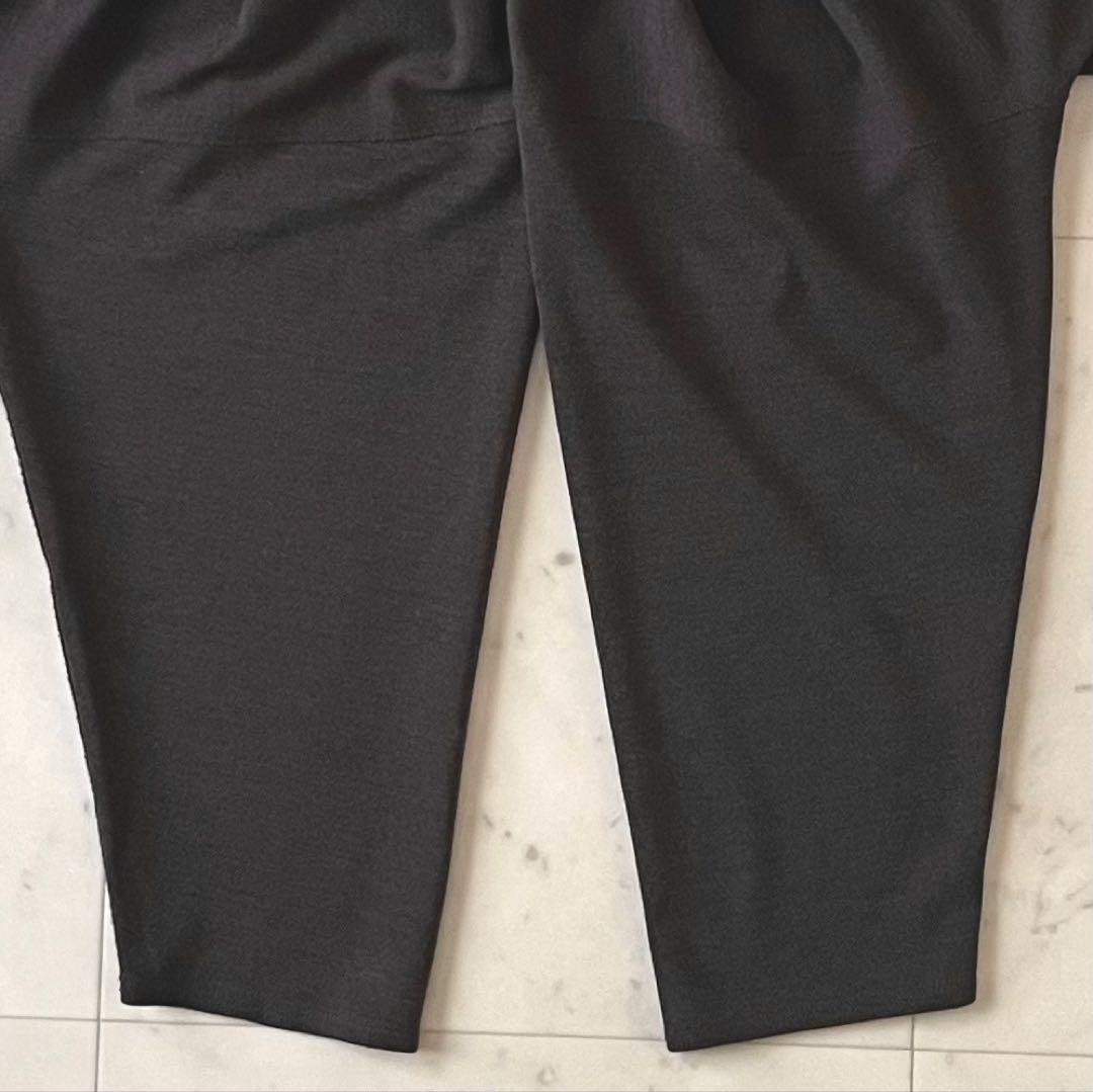 極美品＊ヨーガンレール ウールシルクチュニックワンピース M チャコールブラウン