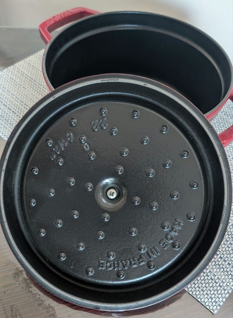 ストウブ ピコ・ココット ラウンド22cm 両手鍋 ★おまけ付き