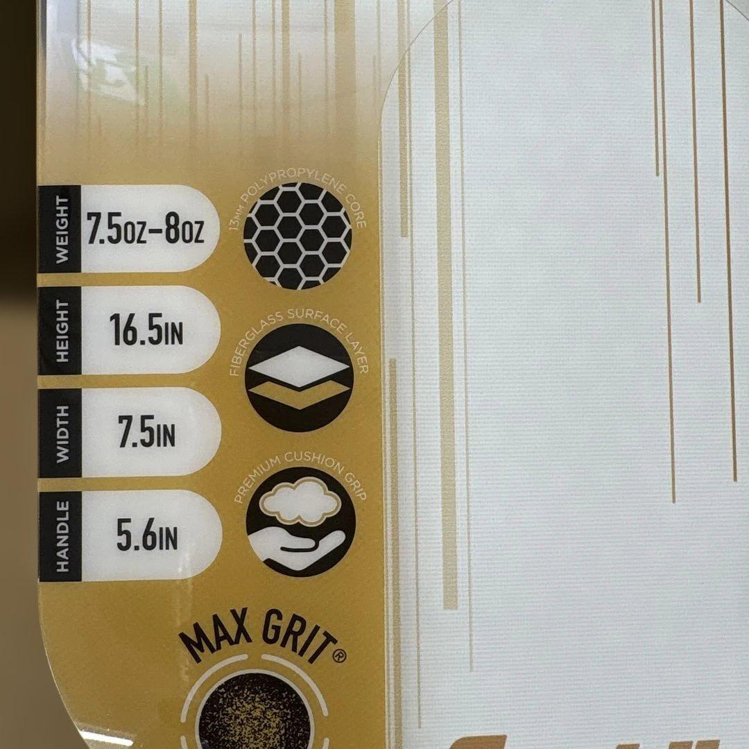 512122 Franklin ピックルボールパドル 13MM ゴールド