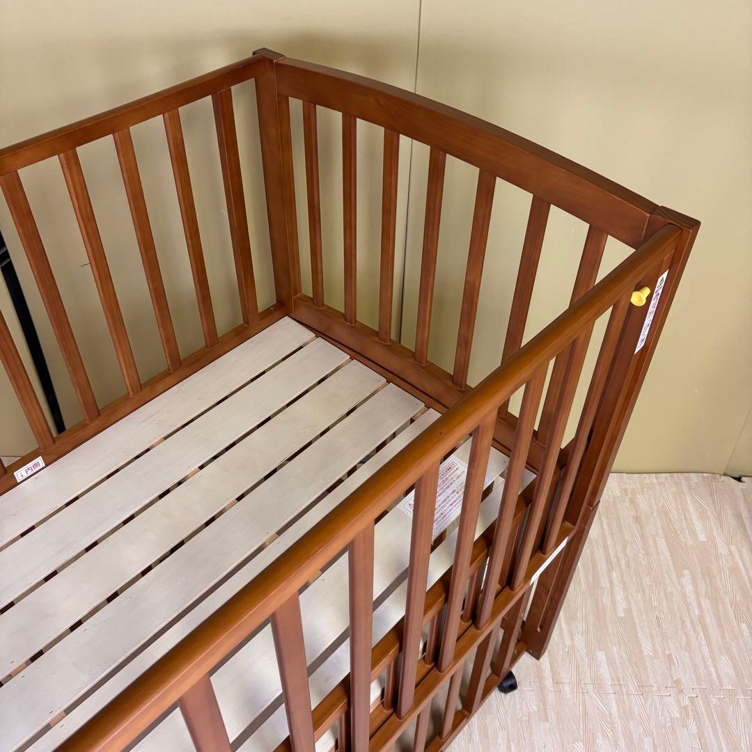 ☆除菌清掃済　☆美品☆　大和屋　エルユープレイペン　ベビーベッド＆２種類サークル