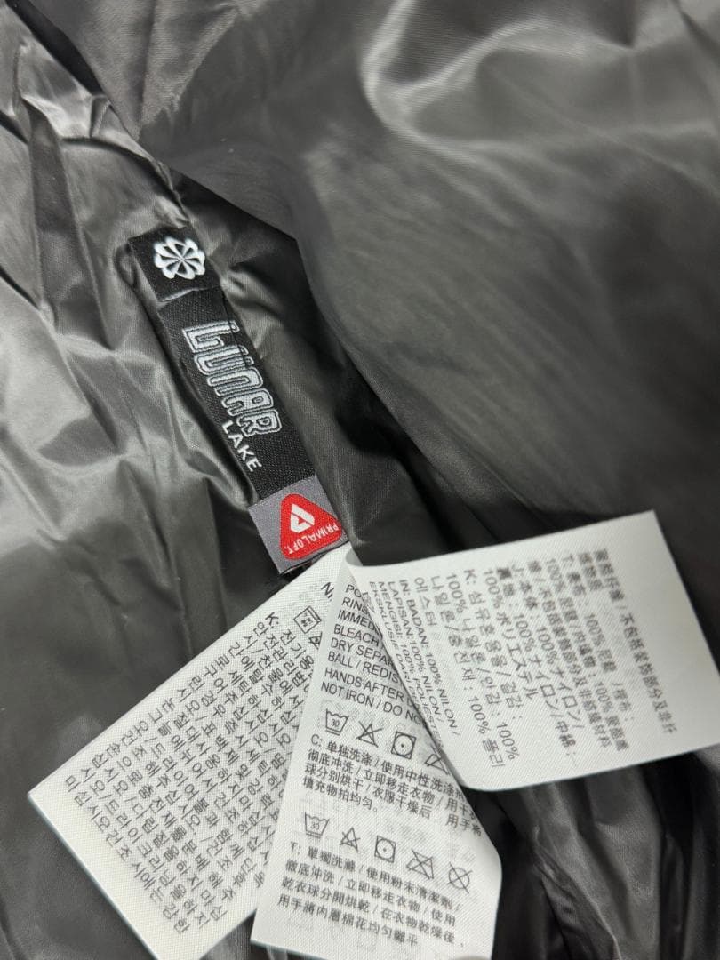 ACGフード付きダウンジャケット ブラック