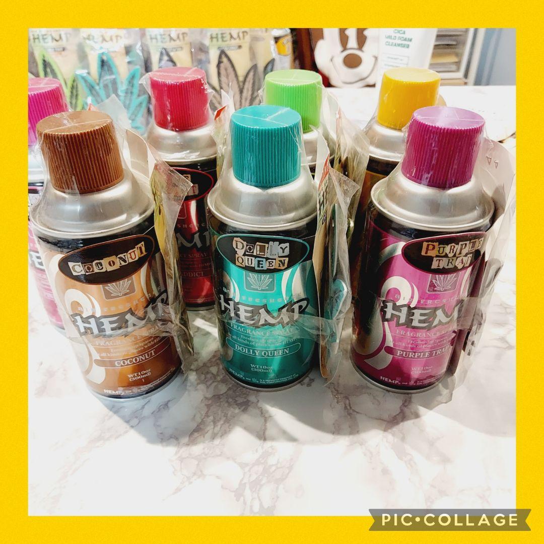 【新品】HEMP  芳香剤  フレグランススプレー　7種類セット
7種類セット