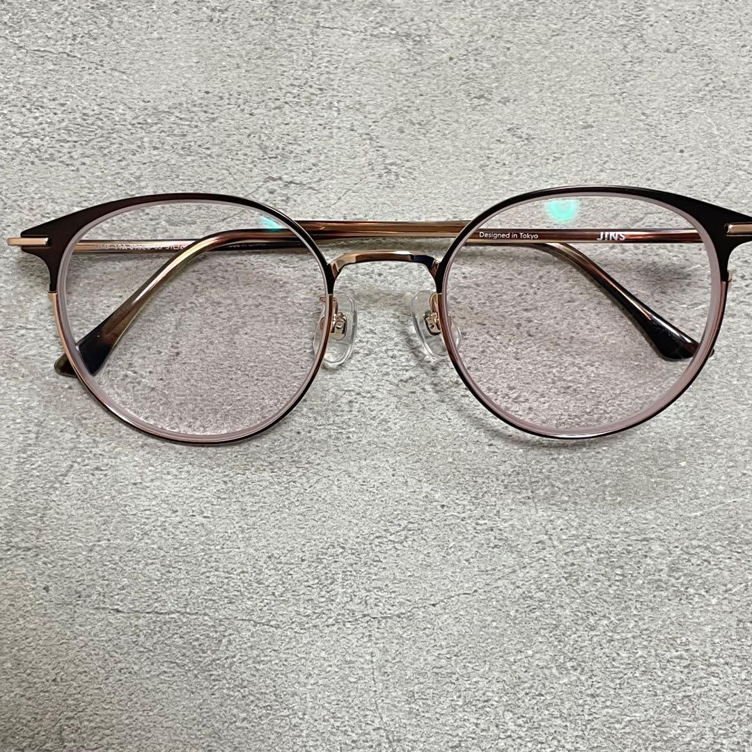 【試着のみ＊美品】JINS 中顔面短縮メガネ UMF-19A-096 度あり