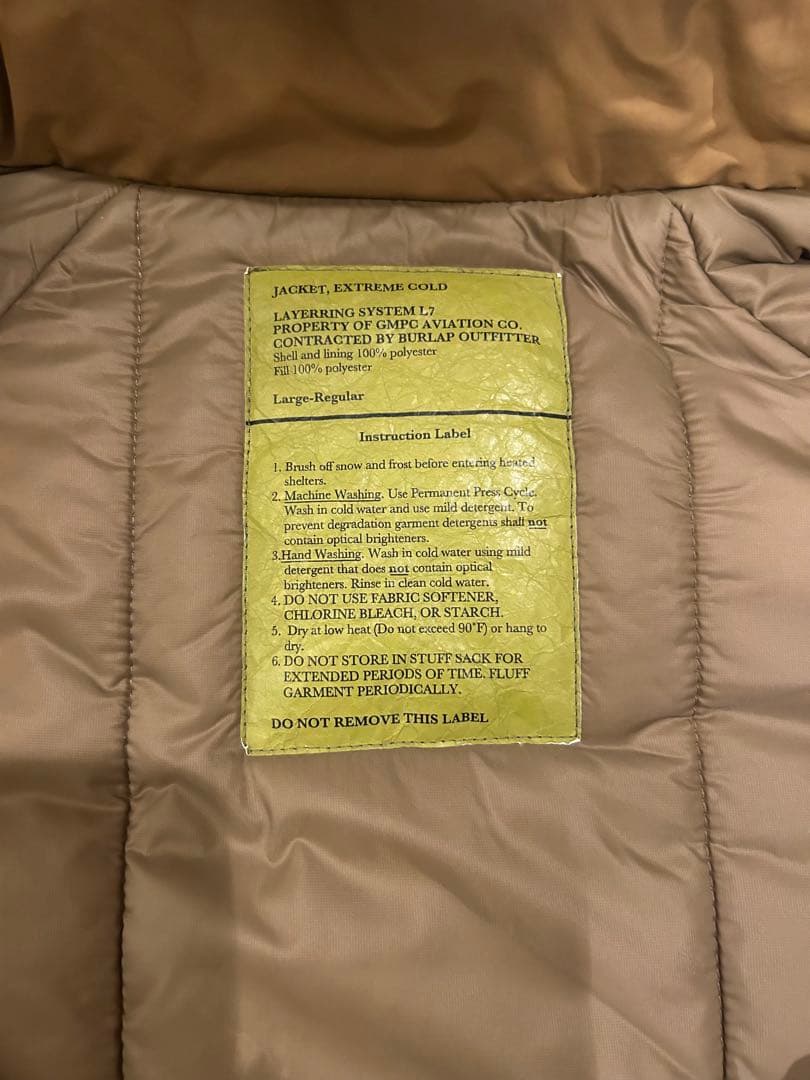 ジャケット・アウター M.V.P. / HAPPY JACKET COYOTE SIZE L