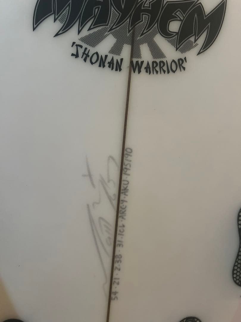 MAYHEM SHONAN WARRIOR ファンボード 小波最強ボード