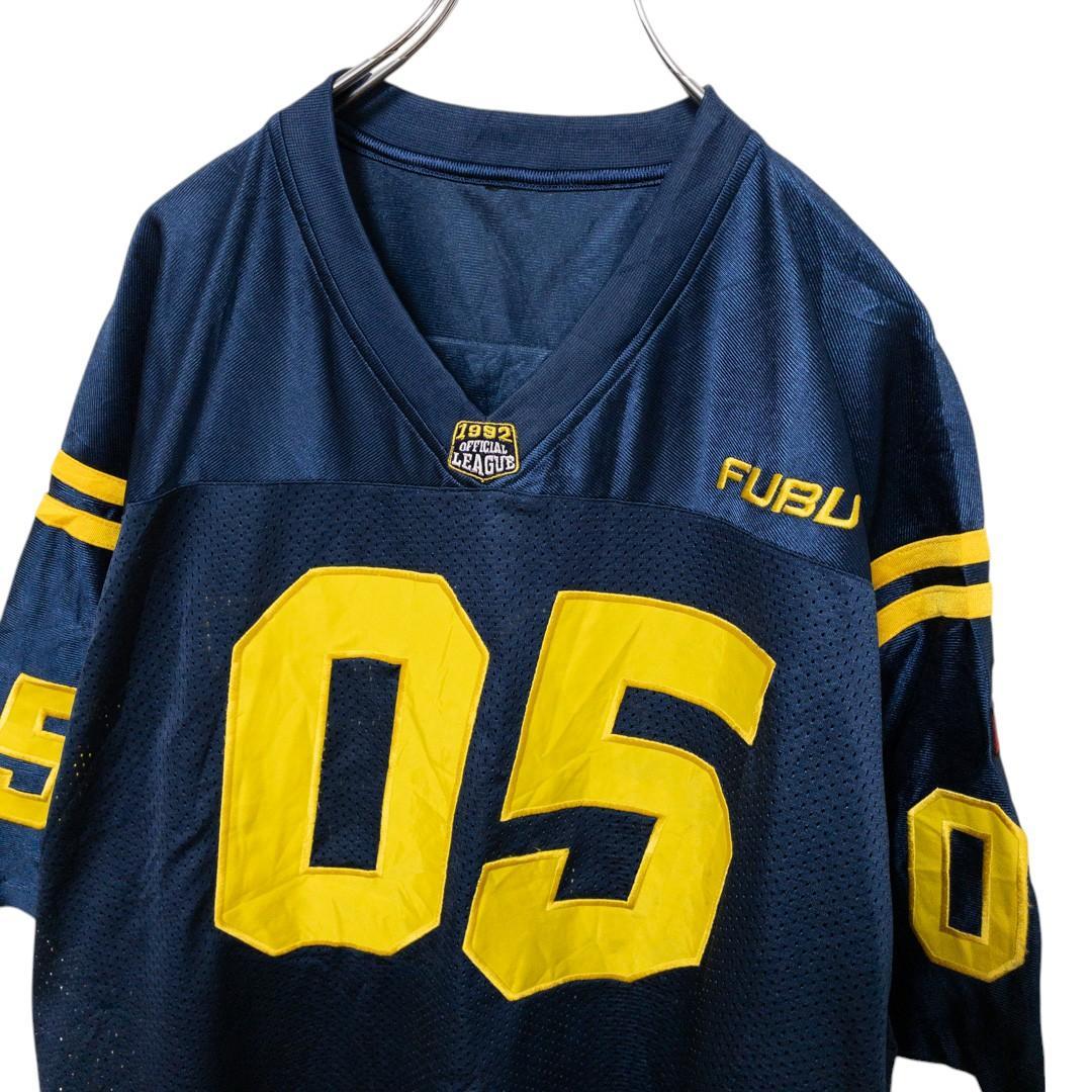 ☆FUBU☆ ヒップホップ ストリート オーバーサイズ ゲームシャツ C4917