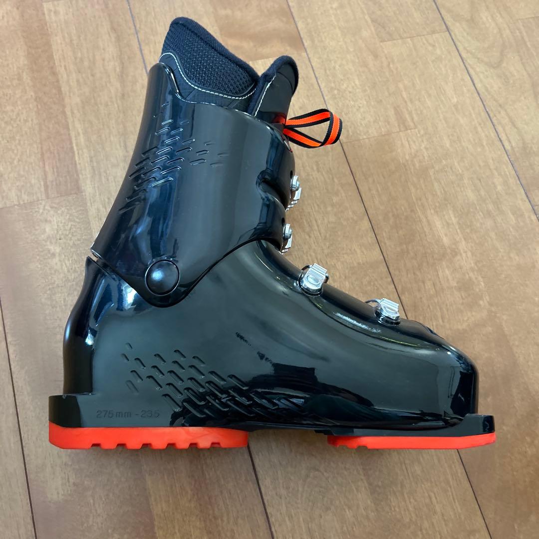 新品！タグ付き！ロシニョール　 スキーブーツ 黒　赤　子供　23.5