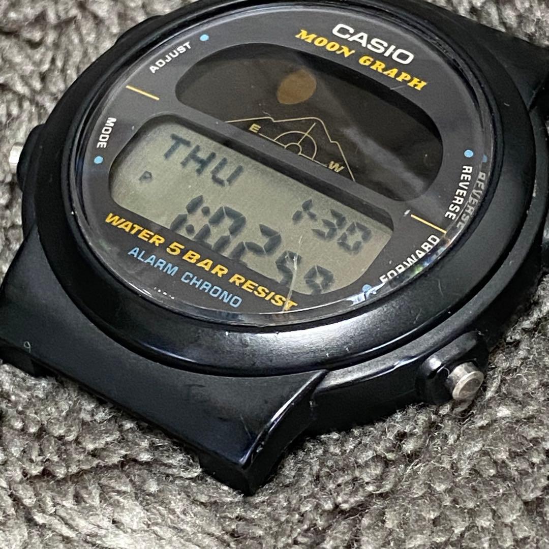 P*X様 CASIO MOON GRAPH デジタル腕時計