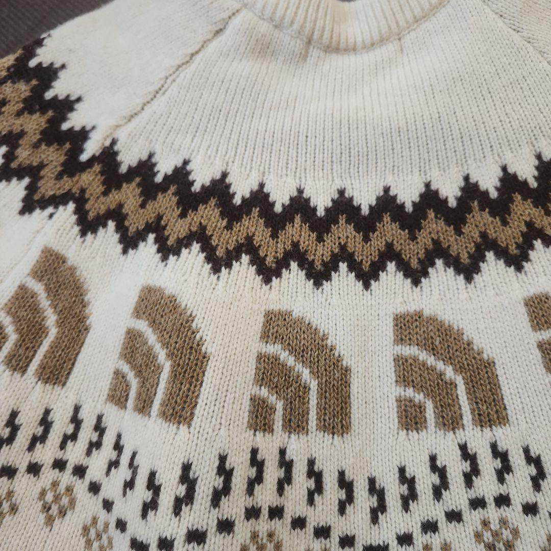 THE NORTH FACE ノースフェイスハーフドームノルディックセーターＸL