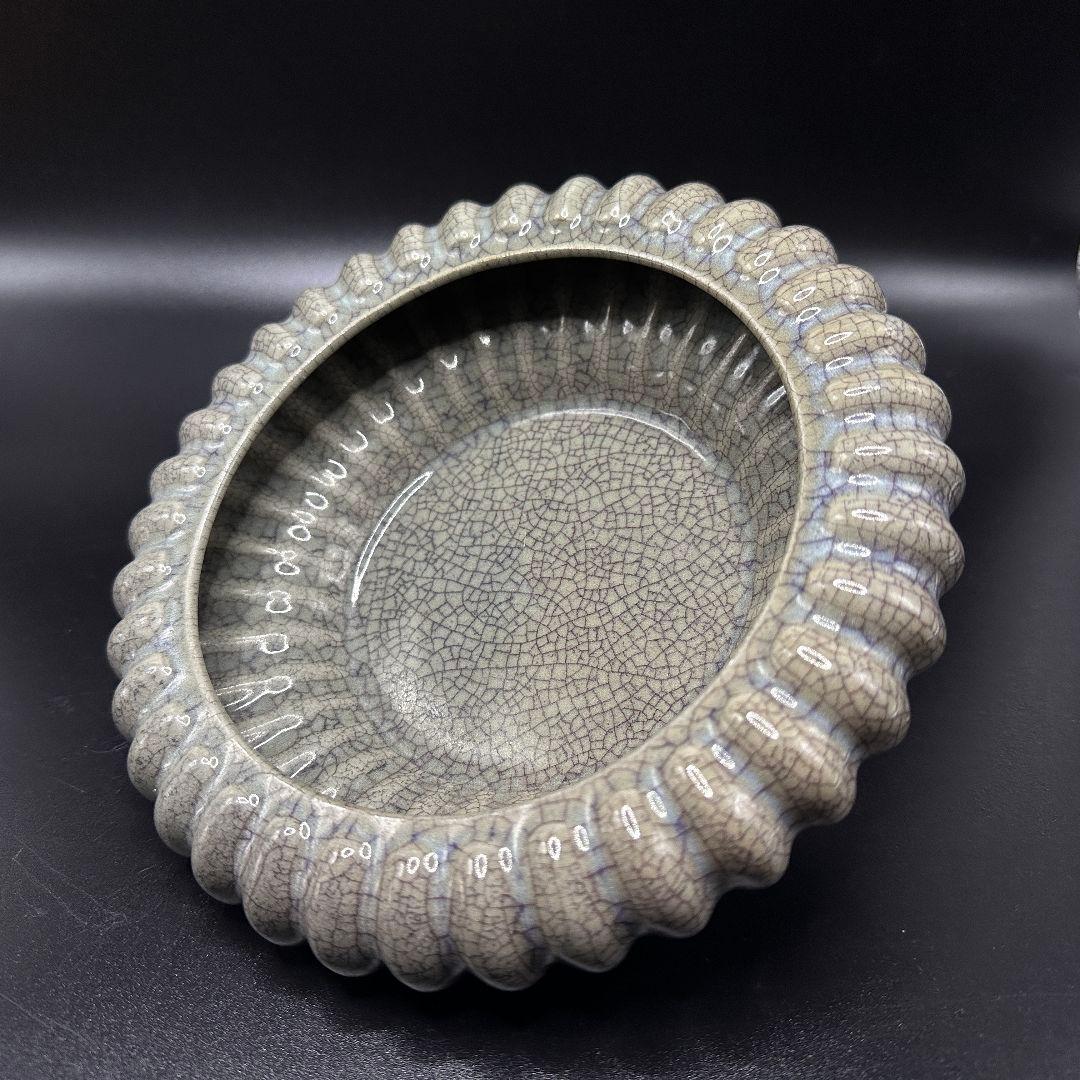 R116 五大名窯 磁器 文房筆洗香炉 アンティーク