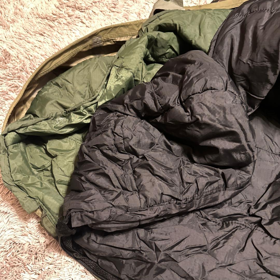 米軍シュラフ US スリーピングバッグ　ゴアテックスカバー　収納袋　4点