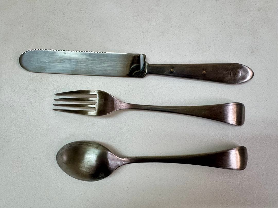 新品！竹俣勇壱②ステンレス フォーク スプーン ナイフ3本セット