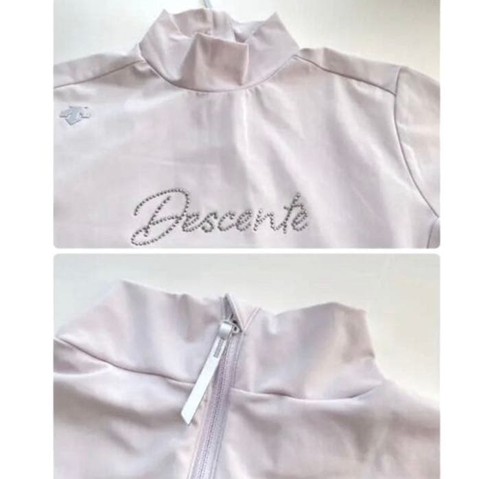 デサントゴルフ　LUXE クリスタルコレクション サイズ：S ピンクパープル