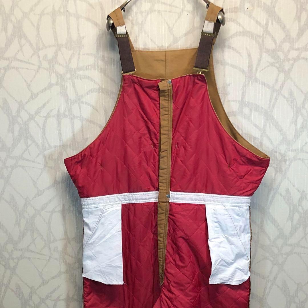 カーハート オーバーオール　　キルティング　80s