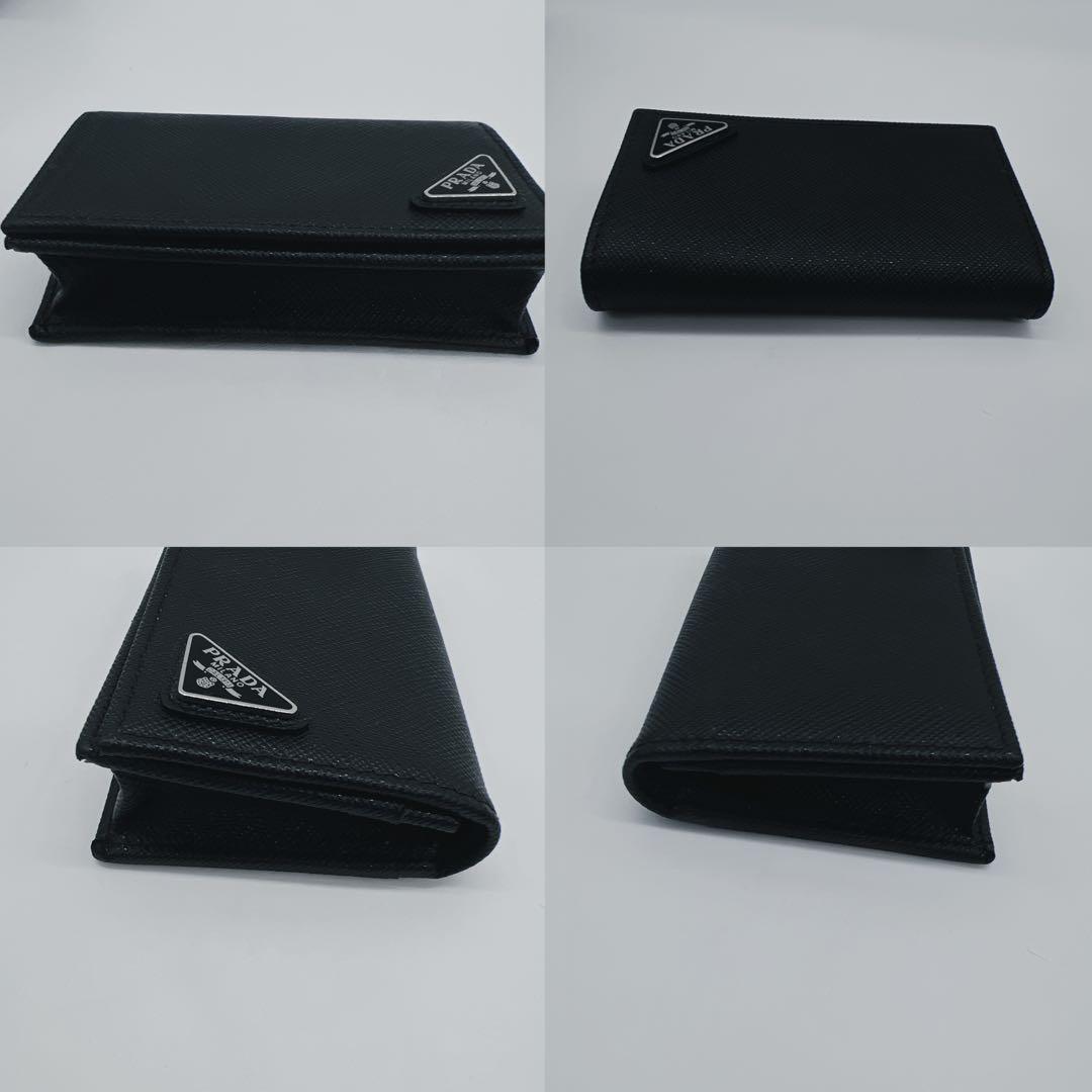 《専用！！》プラダ 名刺入れ カードケース 三角ロゴ 黒 サフィアーノレザー