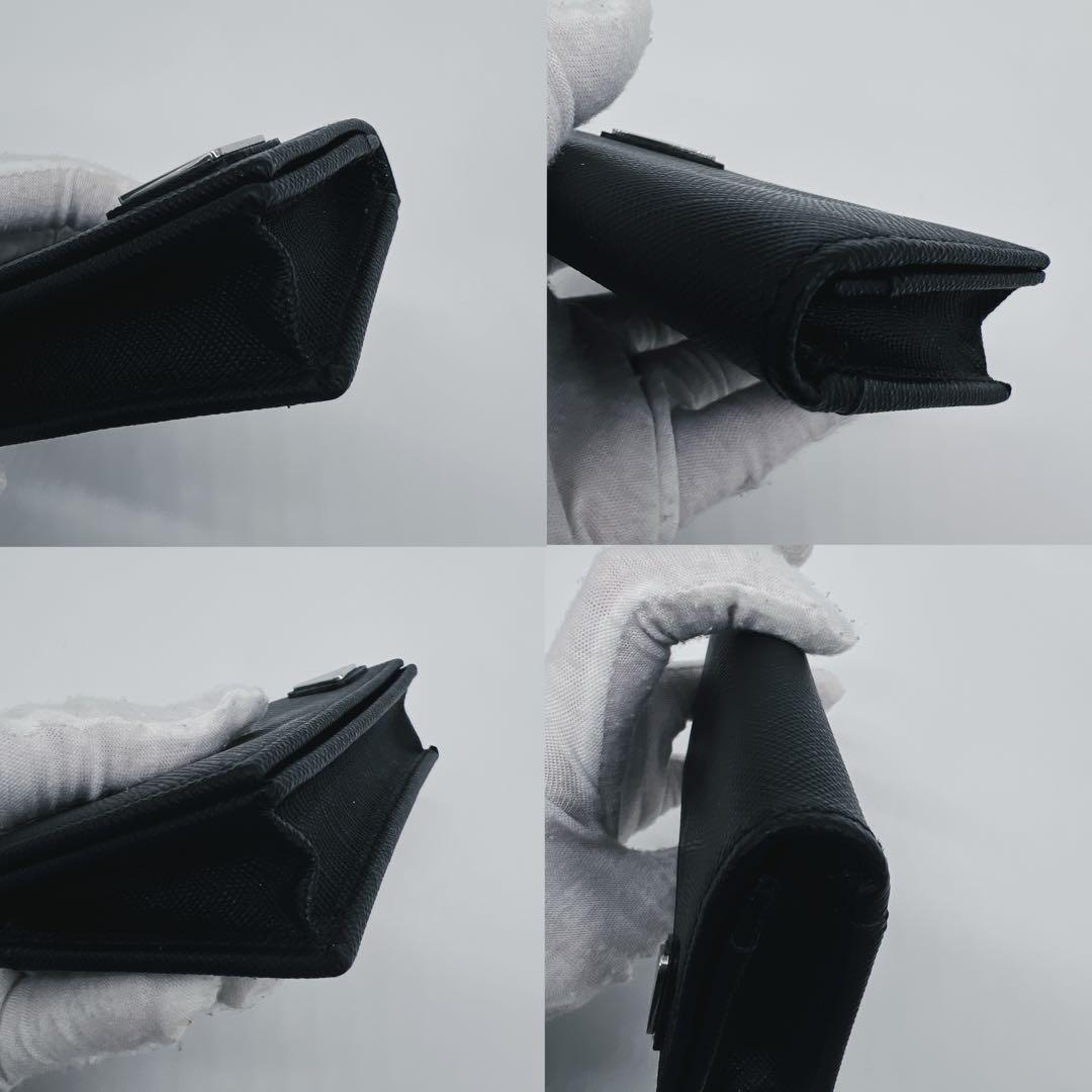 《専用！！》プラダ 名刺入れ カードケース 三角ロゴ 黒 サフィアーノレザー