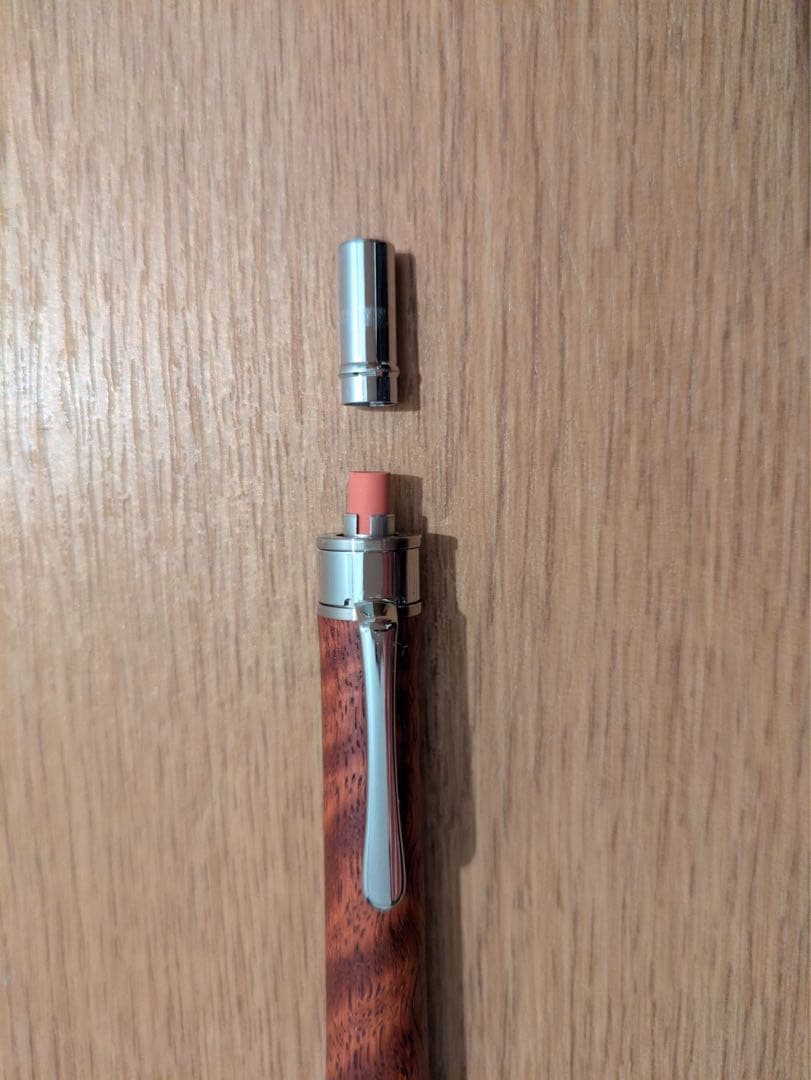 工房楔　花梨 ちぢみ杢・トラ杢 シャープペン KATO#201