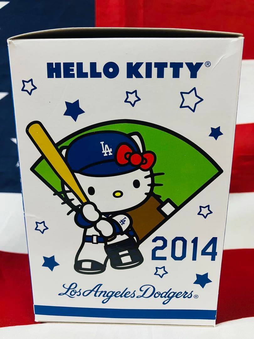 ハローキティ　大谷翔平　所属　2014年 ドジャース 球場配布 首振り人形