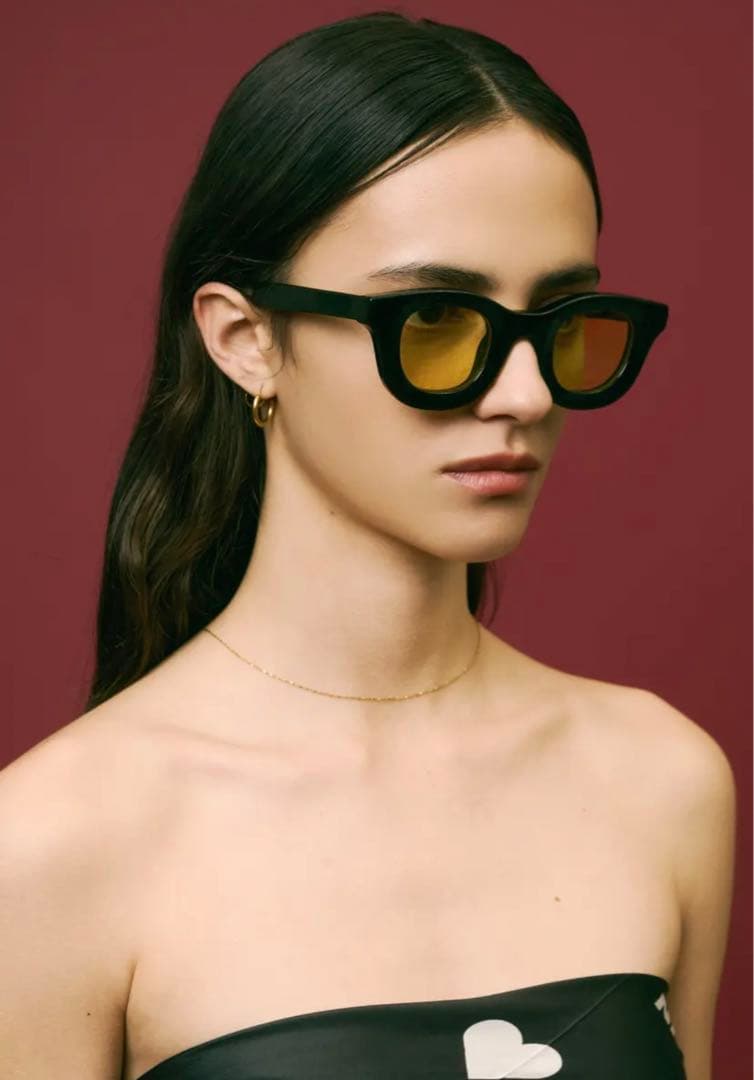 GANIE. ブラックフレーム サングラス