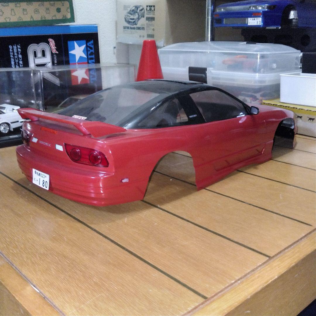 日産180SX　後期ボディ 1/10　表塗り　ABCホビー