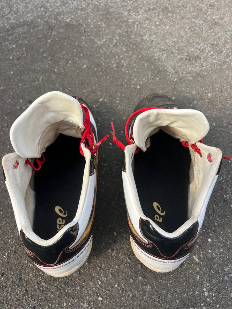 アシックス　野球オーダースパイク ホワイト/ブラック/ゴールド　27.0センチ