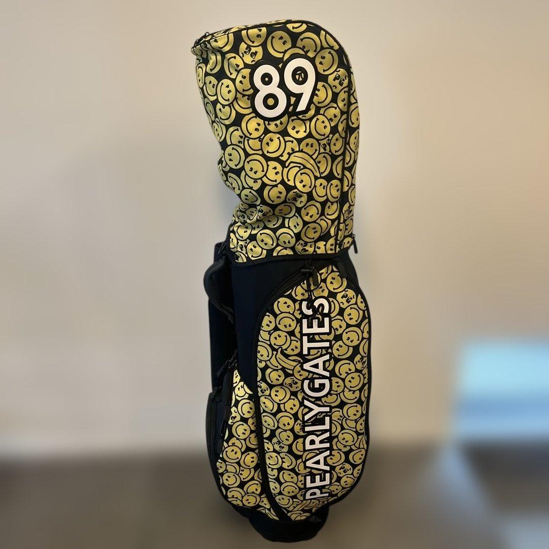 パーリーゲイツ　キャディバッグ　ネイビー　ニコちゃん