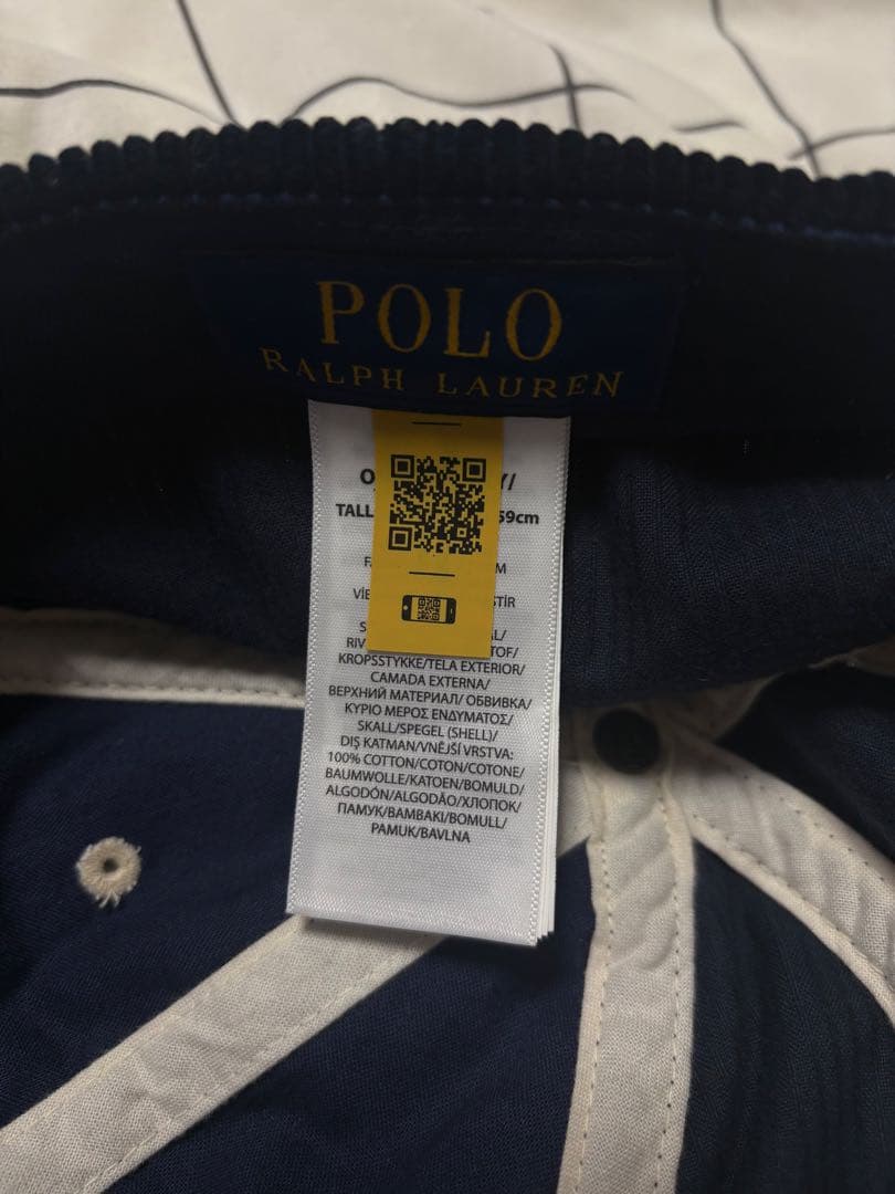 polo ralph lauren コーデュロイキャップ