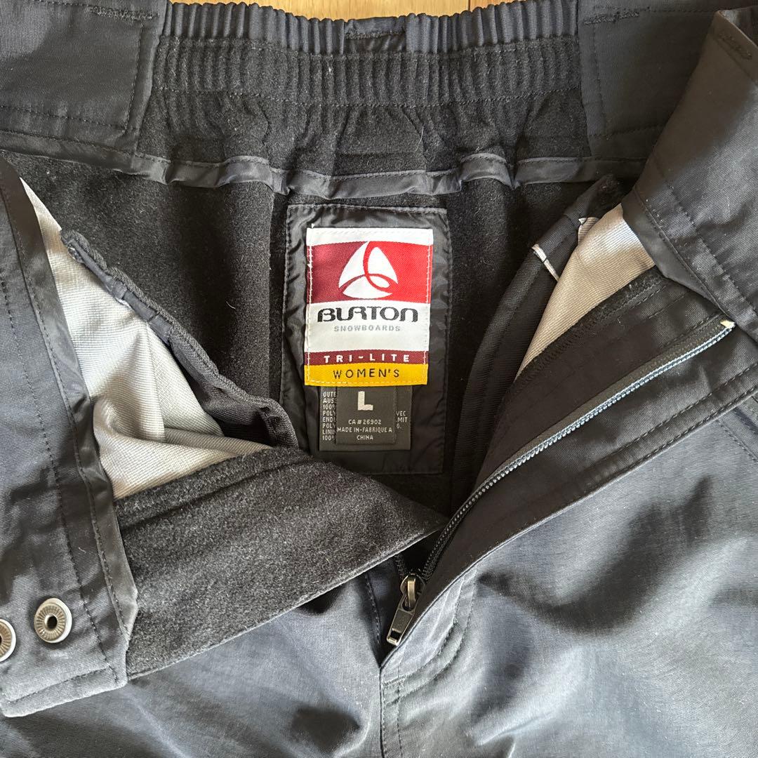 バートンTRI-LITE　スノーボードウェア　パンツ　レディースL 黒　ak