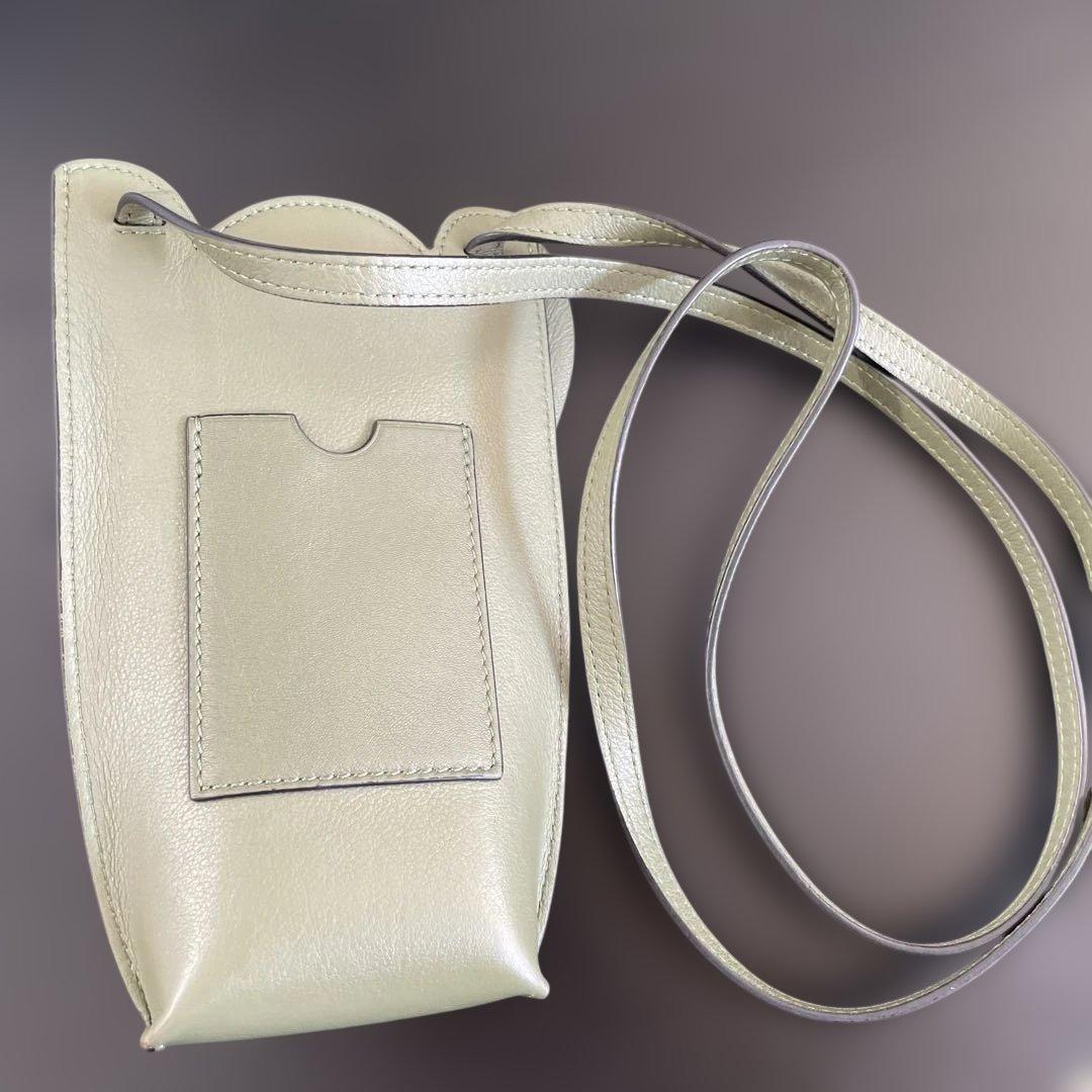 【ピノ】ロエベ　エレファント ポケット　ショルダーバッグ　グリーン