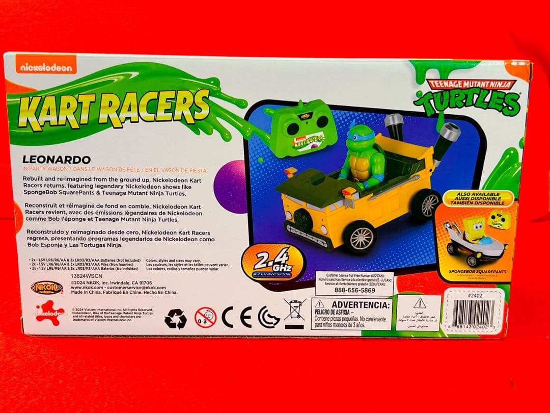 ミュータント タートルズ レオナルド Kart Racer ラジコン RC