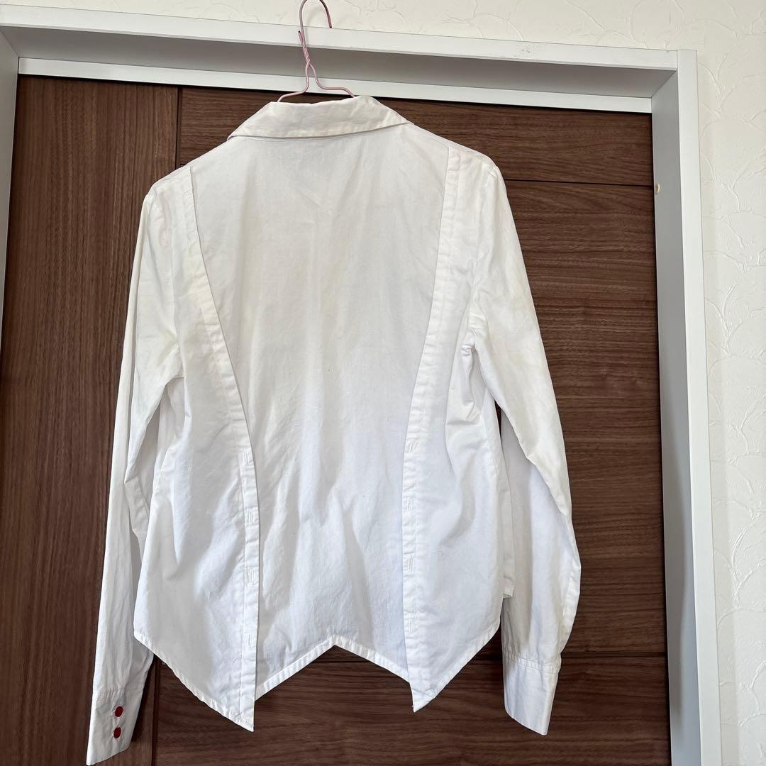 PUTUMAYO 刺繍付きホワイトシャツ