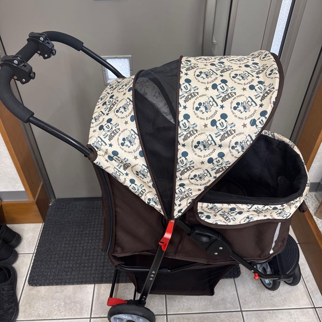 カインズ ディズニー ミッキー ペット用カート カップホルダー2個付き