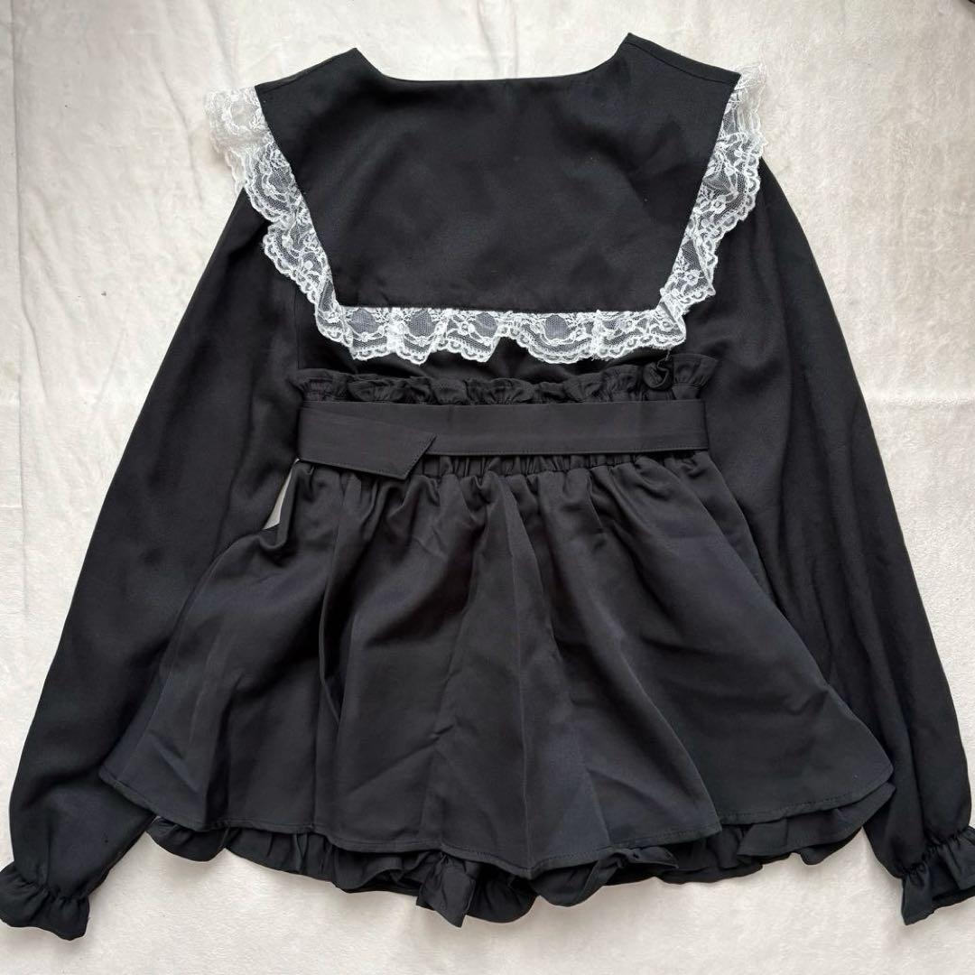 地雷 マーズ セーラー ブラウス ノエミー スカパン 十字架リボン セットアップ